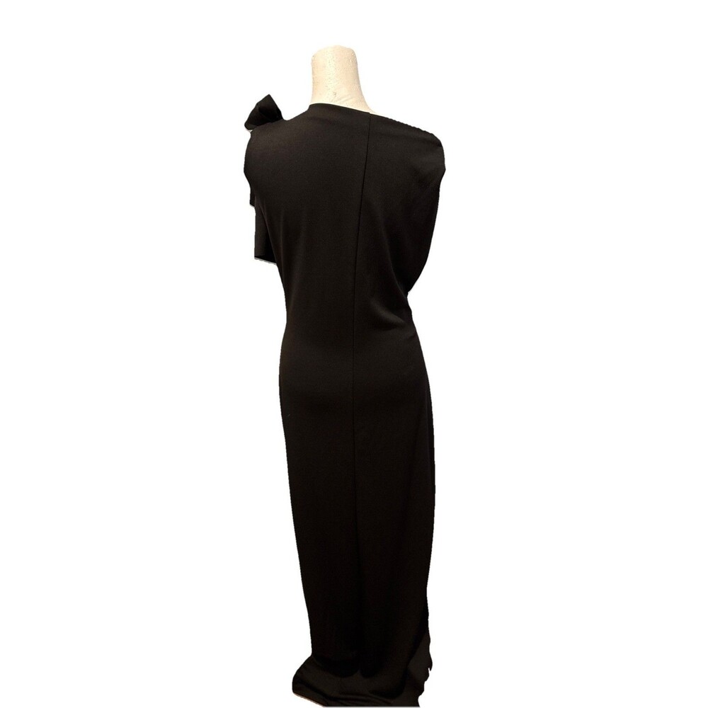 Commense Women's Black Sleeveless One Shoulder Maxi XL - Picture 4 of 6